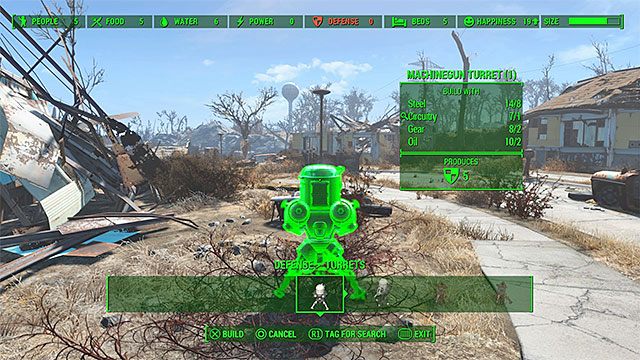 Najlepiej stawiać wieżyczki maszynowe - Zabezpieczenie Sanktuarium | Zadania frakcji Minutemanów | Solucja Fallout 4 - Fallout 4 - poradnik do gry