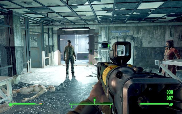 Wejście do sejfu otwartego przez Deacona, gdzie znajdziesz prototyp - Nauka rzemiosła | Zadania frakcji Trasy | Solucja Fallout 4 - Fallout 4 - poradnik do gry