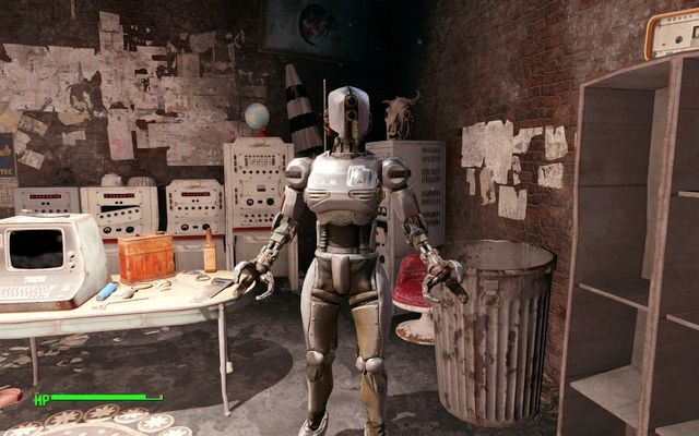 Robot PAM w Sztabie Trasy - Kryjówka Mercer | Solucja Fallout 4 - Fallout 4 - poradnik do gry
