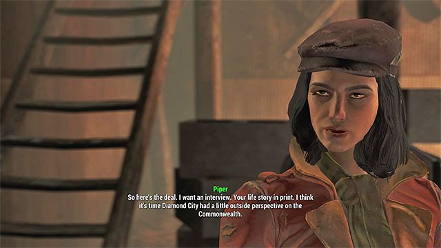 Możesz opowiedzieć Piper swoją historię - Historia stulecia | Zadania towarzyszy | Solucja Fallout 4 - Fallout 4 - poradnik do gry