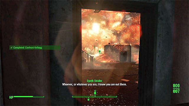 Możesz zaatakować Kellogga bez odbywania z nim rozmowy - Dawni znajomi | Główny wątek fabularny Fallout 4 - Fallout 4 - poradnik do gry