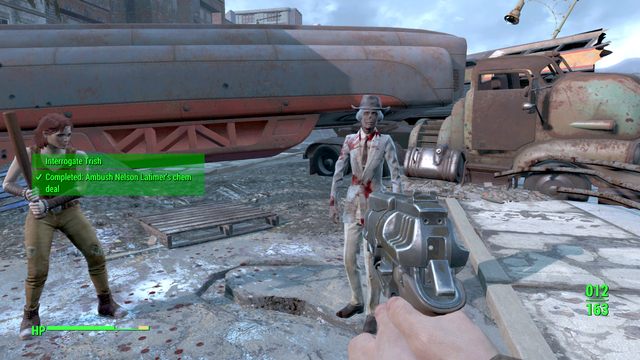 Trish może udzielić ci potrzebnych informacji o dalszej części zadania - Smutki Diamond City | Solucja Fallout 4 - Fallout 4 - poradnik do gry