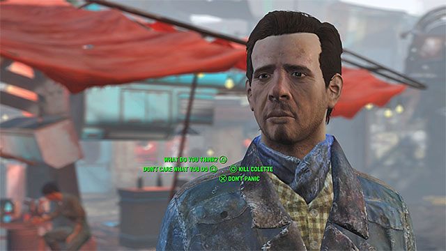 Paul może poprosić bohatera o rozwiązanie problemu z podejrzliwą Colette - Smutki Diamond City | Solucja Fallout 4 - Fallout 4 - poradnik do gry