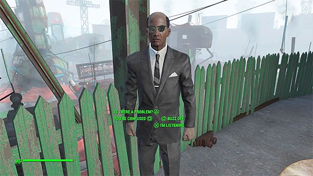 Zbadaj górną część bazaru, a odnajdziesz Malcolma - Smutki Diamond City | Solucja Fallout 4 - Fallout 4 - poradnik do gry