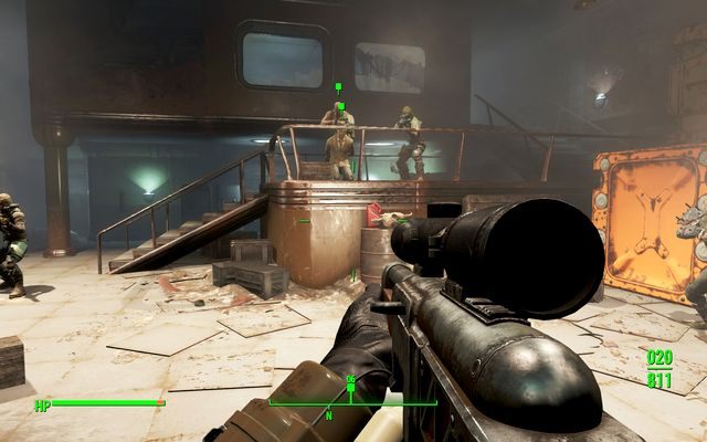 Sinjin - możesz spróbować się z nim targować, jednak nie podchodź zbyt blisko - Srebrny Fantom | Solucja Fallout 4 - Fallout 4 - poradnik do gry