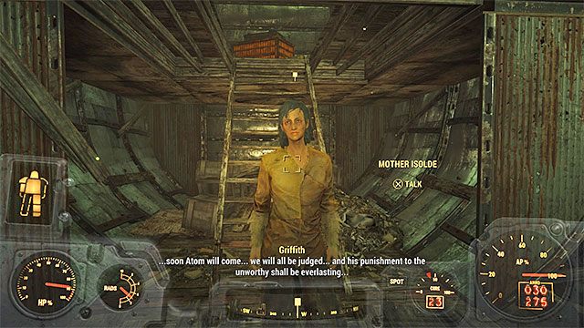 W kraterze możesz spotkać się z Matką Isolde - Morze Blasku | Główny wątek fabularny Fallout 4 - Fallout 4 - poradnik do gry
