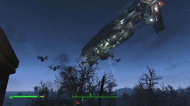 Nie sposób nie zauważyć przybycia głównych sił Bractwa Stali do Wspólnoty. - Stalowy Cień | Zadania frakcji Bractwa Stali | Solucja Fallout 4 - Fallout 4 - poradnik do gry