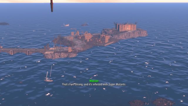 Aby otrzymać szczegóły dotyczące misji musisz spotkać się z Maxsonem - Bez Litości | Zadania frakcji Bractwa Stali | Solucja Fallout 4 - Fallout 4 - poradnik do gry