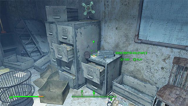 Przeszukaj piwnicę biura regionalnego - Najwyższy czas - Nick Valentine | Zadania towarzyszy | Solucja Fallout 4 - Fallout 4 - poradnik do gry