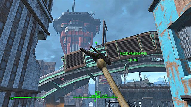 Po znalezieniu się na dachu możesz zacząć od obejrzenia zwłok Martyego Bullfincha - Złocony Pasikonik - Nick Valentine | Zadania towarzyszy | Solucja Fallout 4 - Fallout 4 - poradnik do gry