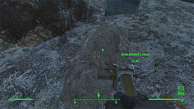 Grób Shema Drownea - Złocony Pasikonik - Nick Valentine | Zadania towarzyszy | Solucja Fallout 4 - Fallout 4 - poradnik do gry