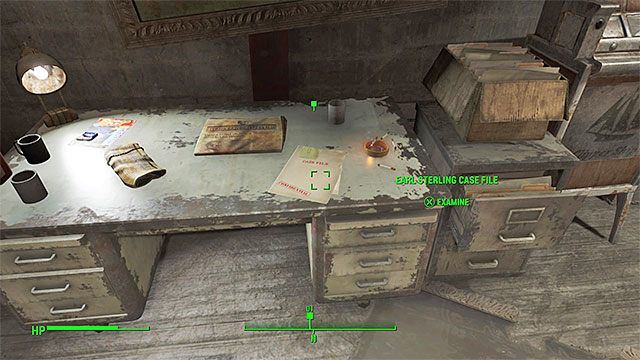 Miejsce odnalezienia akt śledczych - Jak kamień w wodę - Nick Valentine | Zadania towarzyszy | Solucja Fallout 4 - Fallout 4 - poradnik do gry