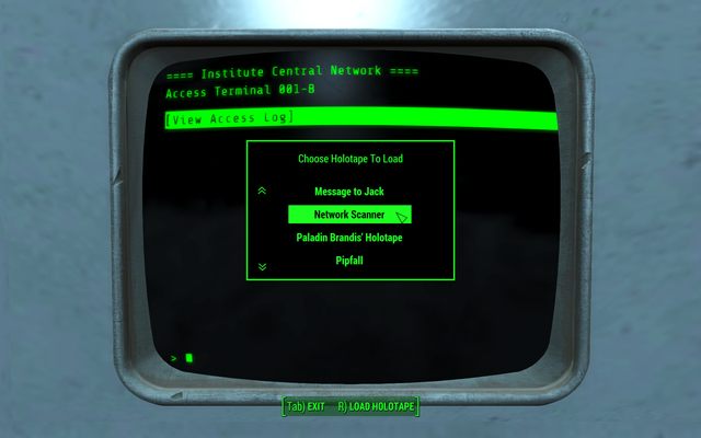 Zeskanuj sieć przy użyciu holotaśmy od Desdemony - Skryci, tajni i podziemni | Zadania frakcji Trasy | Solucja Fallout 4 - Fallout 4 - poradnik do gry