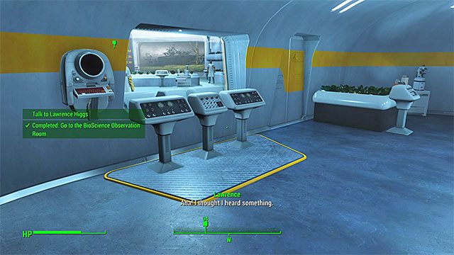 Możesz porozmawiać z Higgsem przez szybę - Podzielony dom | Solucja Fallout 4 - Fallout 4 - poradnik do gry