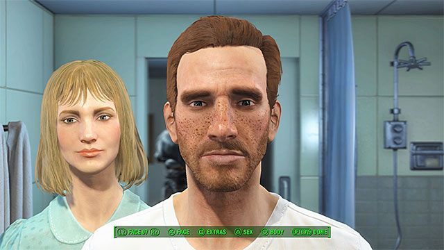 Wybierz płeć i ustal szczegóły wyglądu Twojej przyszłej postaci - Prolog | Główny wątek fabularny Fallout 4 - Fallout 4 - poradnik do gry