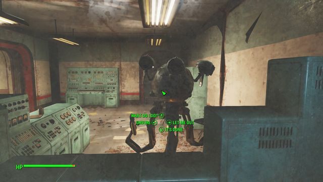 Z Molly musisz porozmawiać przez szybę. - Cambridge Polymer Labs (Cambridge Polymer Labs) | Solucja Fallout 4 - Fallout 4 - poradnik do gry