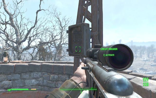 Aktywacja sygnału ostrzegawczego znajduje się na szczycie wieży - Lynn Woods | Malden - Sektor 2 | Mapy Fallout 4 - Fallout 4 - poradnik do gry