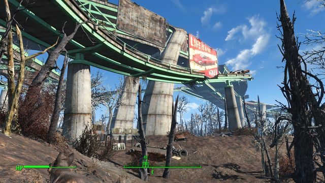 Lokacja ta składa się z dwóch obszarów - Skrzyżowanie Mass Pike | Fort Hagen - Sektor 4 | Mapy Fallout 4 - Fallout 4 - poradnik do gry