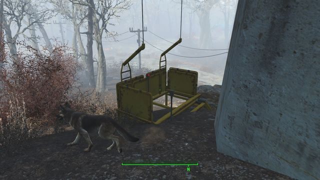 Podczas wjeżdżania na górę przygotuj się na ciepłe powitanie. Bardzo prawdopodobne, że nie wyeliminowałeś wszystkich przeciwników z ziemi. - Skrzyżowanie Mass Pike | Fort Hagen - Sektor 4 | Mapy Fallout 4 - Fallout 4 - poradnik do gry