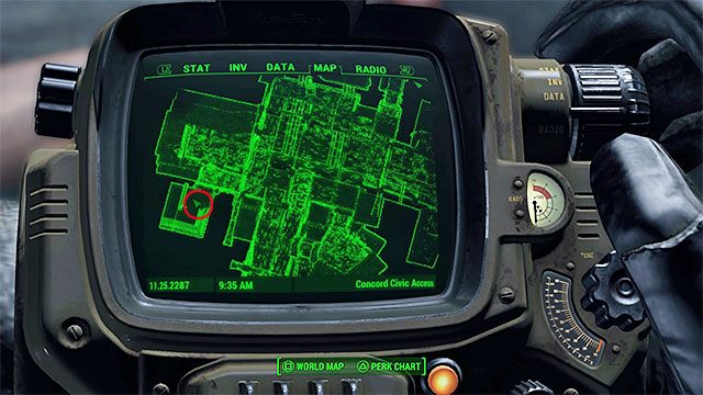 Musisz przedostać się do tuneli pod miastem (Concord Civic Access) - Sanktuarium - Sektor 1 | Czasopisma Fallout 4 - Fallout 4 - poradnik do gry