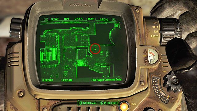Przejdź przez cały Fort Hagen aż dotrzesz do drzwi prowadzących do jego centrum dowodzenia - Fort Hagen - Sektor 4 | Czasopisma Fallout 4 - Fallout 4 - poradnik do gry
