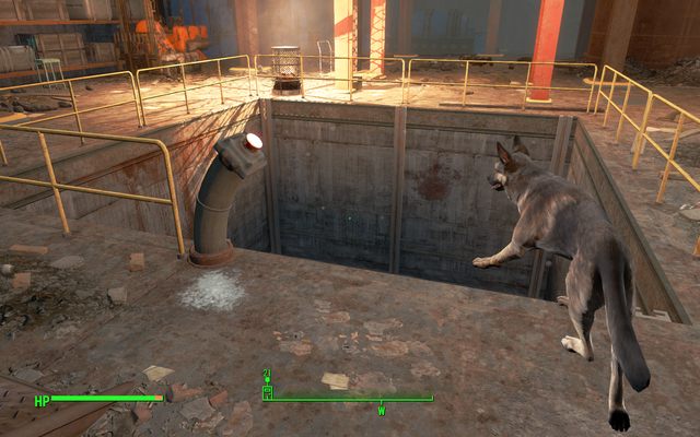 Winda prowadząca do pomieszczeń produkcyjnych - Przetwórnia ryb Mahkra | Salem - Sektor 3 | Mapy Fallout 4 - Fallout 4 - poradnik do gry