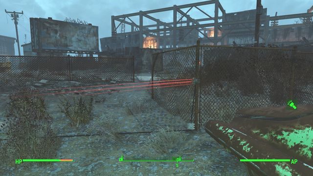Pierwszy laser. - Przetwórnia ryb Four Leaf | Zamek - Sektor 7 | Mapy Fallout 4 - Fallout 4 - poradnik do gry