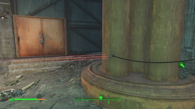 Trzeci laser. - Przetwórnia ryb Four Leaf | Zamek - Sektor 7 | Mapy Fallout 4 - Fallout 4 - poradnik do gry