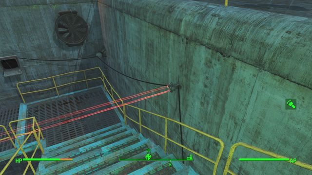 Piąty laser. - Przetwórnia ryb Four Leaf | Zamek - Sektor 7 | Mapy Fallout 4 - Fallout 4 - poradnik do gry
