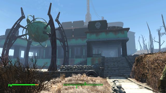 Gunners Plaza to główna siedziba jednej z wrogich frakcji występujących we Wspólnocie - Strzelców - Gunners Plaza | Południowy Boston - Sektor 9 | Mapy Fallout 4 - Fallout 4 - poradnik do gry