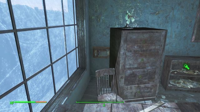 W laboratorium chemicznym na pierwszym piętrze, znajdziesz sejf na poziomie eksperta ukryty za szafkami - Szkoła Hrabstwa Suffolk | Południowy Boston - Sektor 9 | Mapy Fallout 4 - Fallout 4 - poradnik do gry