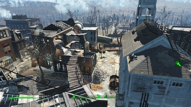 Ruiny Quincy to sporej wielkości obszar zajęty przez bandytów - Ruiny Quincy | Południowy Boston - Sektor 9 | Mapy Fallout 4 - Fallout 4 - poradnik do gry