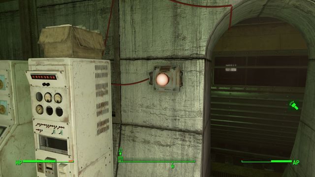 Odpowiednie wciskanie kolejnych przycisków jest kluczem do przejścia przez całą stację metra. - Stacja West Roxbury | Południowy Boston - Sektor 9 | Mapy Fallout 4 - Fallout 4 - poradnik do gry