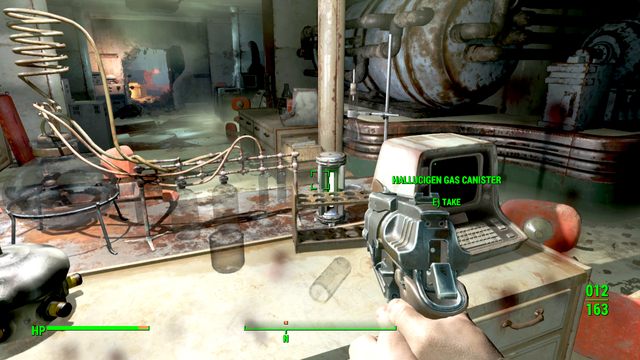 Kontenery znajdują się w laboratorium, nie zbierzesz ich nigdzie indziej - HalluciGen Inc. | Centrum Bostonu - Sektor 6 | Mapy Fallout 4 - Fallout 4 - poradnik do gry