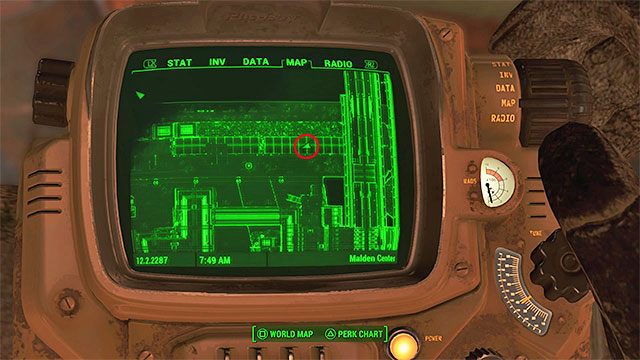 Skorzystaj z drzwi prowadzących na stację metra i rozpocznij liniową przeprawę, w trakcie której należy eliminować wszystkie napotykane syntetyki - Malden - Sektor 2 | Czasopisma Fallout 4 - Fallout 4 - poradnik do gry