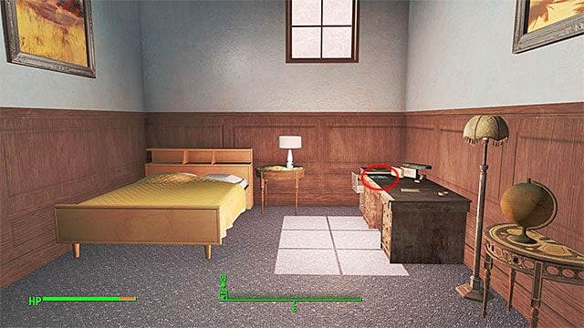 Sekret jest na piętrze domu Cabotów, przy tym ta część posiadłości jest początkowo niedostępna - Centrum Bostonu - Sektor 6 | Czasopisma Fallout 4 - Fallout 4 - poradnik do gry