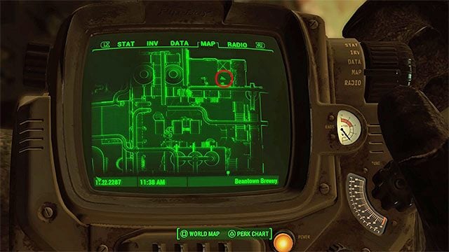 W browarze przebywa liczna grupa bandytów i musisz zająć się przede wszystkim wyeliminowaniem wrogów z głównej sali tego budynku, którymi dowodzi Tower Tom - Centrum Bostonu - Sektor 6 | Czasopisma Fallout 4 - Fallout 4 - poradnik do gry