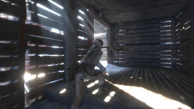 Biegnij korytarzem na samą górę - Rise of the Tomb Raider: Dotrzyj do wejścia do kopalni | Znów sama - Rise of the Tomb Raider - poradnik do gry