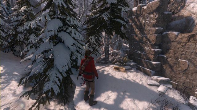 Podobnie jak poprzedni niedaleko obozowiska, pod murem, blisko drogi - Dokumenty | Syberyjska dzicz | Skarby i sekrety w Rise of the Tomb Raider - Rise of the Tomb Raider - poradnik do gry