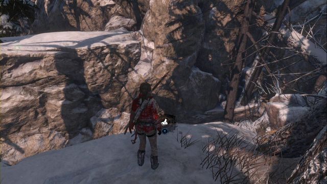W pobliżu zablokowanego przejścia, niedaleko Monolitu - Wyzwania i skrzynie | Syberyjska dzicz | Sekrety w Rise of the Tomb Raider - Rise of the Tomb Raider - poradnik do gry