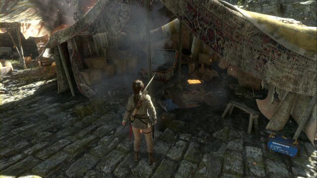 W namiocie, na wprost zejścia do niższej partii lokacji - Dokumenty | Akropol | Skarby i sekrety w Rise of the Tomb Raider - Rise of the Tomb Raider - poradnik do gry