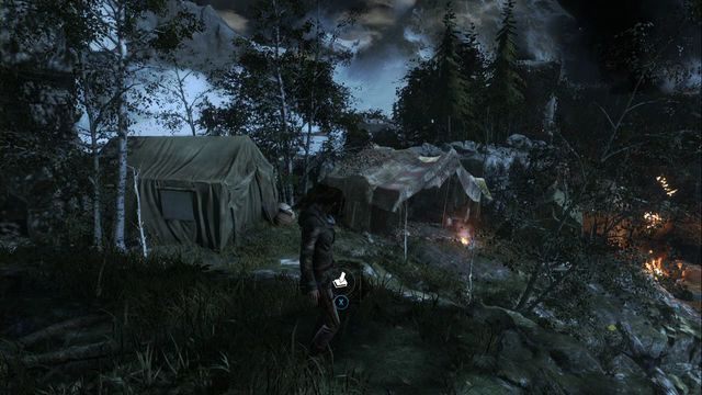 Z obozu Bazar ocalałych przejdź kawałek w kierunku północnym, tam pod drzewem na wysuniętej półce skalnej znajdziesz ten zestaw - Zestawy surwiwalowe | Akropol | Skarby i sekrety w Rise of the Tomb Raider - Rise of the Tomb Raider - poradnik do gry