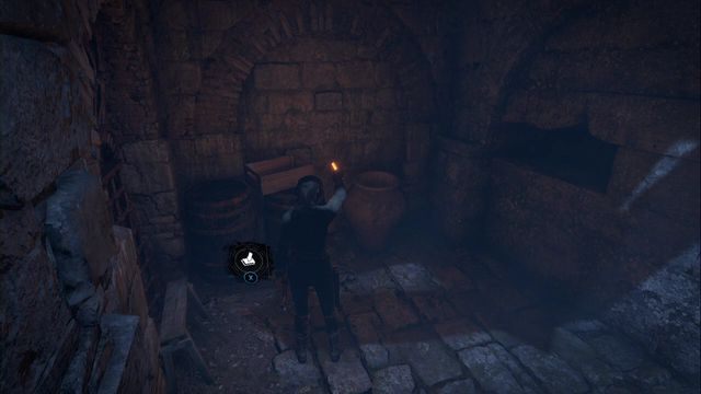 Przejdź z obozu Dziedziniec wieży do większej sali, w której znajdziesz zejście do katakumb - Skrzynie i freski | Akropol | Skarby i sekrety w Rise of the Tomb Raider - Rise of the Tomb Raider - poradnik do gry