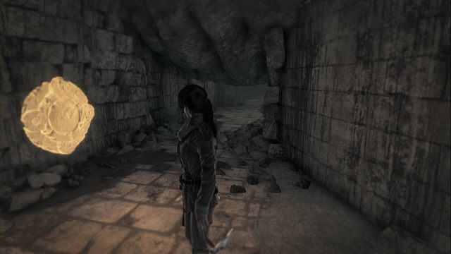 Do odnalezienia fresku niezbędne będzie posiadanie strzał umożliwiających wbijanie ich w drewno - Artefakty i freski | Podtopione archiwa | Skarby w Rise of the Tomb Raider - Rise of the Tomb Raider - poradnik do gry