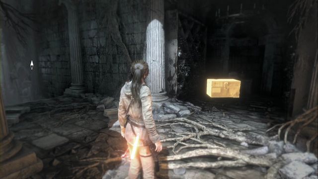 Podczas ucieczki z lokacji, w momencie, gdy wyjdziesz z wody - skrzynia znajduje się w kolejnym korytarzu - Skrzynie | Podtopione archiwa | Skarby i sekrety w Rise of the Tomb Raider - Rise of the Tomb Raider - poradnik do gry