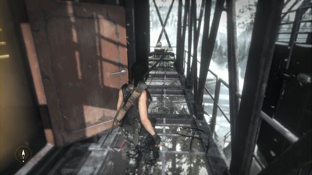 Na platformie, przez którą wchodzisz do stacji pogodowej - Artefakty i freski | Baza badawcza | Skarby i sekrety w Rise of the Tomb Raider - Rise of the Tomb Raider - poradnik do gry