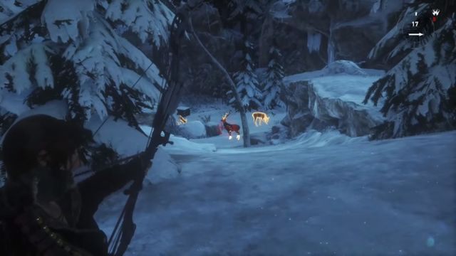 Tajniki anatomii oraz Intuicja strzelecka i Instynkt Łowcy- te umiejętności bardzo ułatwią zdobycie tego osiągnięcia, gdyż pozwolą na łatwe namierzanie jeleni oraz wspomogą celowanie w ich serca, symbolizując to odpowiednią ikoną - Szybko i bezboleśnie | Osiągnięcia w Rise of the Tomb Raider - Rise of the Tomb Raider - poradnik do gry