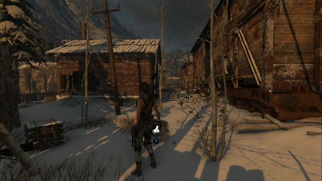 Kawałek za budynkiem, przy wagonie - Zestawy surwiwalowe | Kompleks radziecki | Skarby w Rise of the Tomb Raider - Rise of the Tomb Raider - poradnik do gry