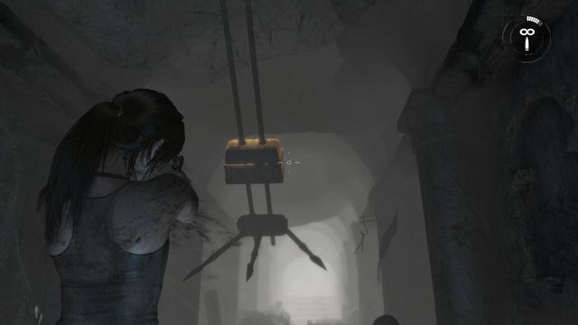 Chwilę później życie Lary znowu zostanie zagrożone - Rise of the Tomb Raider: Przeszukaj korytarze grobowca | Syria - solucja - Rise of the Tomb Raider - poradnik do gry