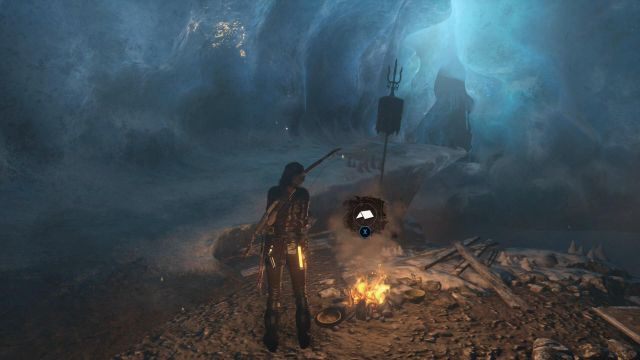 Po wyjściu z wody znajdziesz następne obozowisko - Rise of the Tomb Raider: Podążaj szlakiem mongolskim | Syberia - solucja - Rise of the Tomb Raider - poradnik do gry